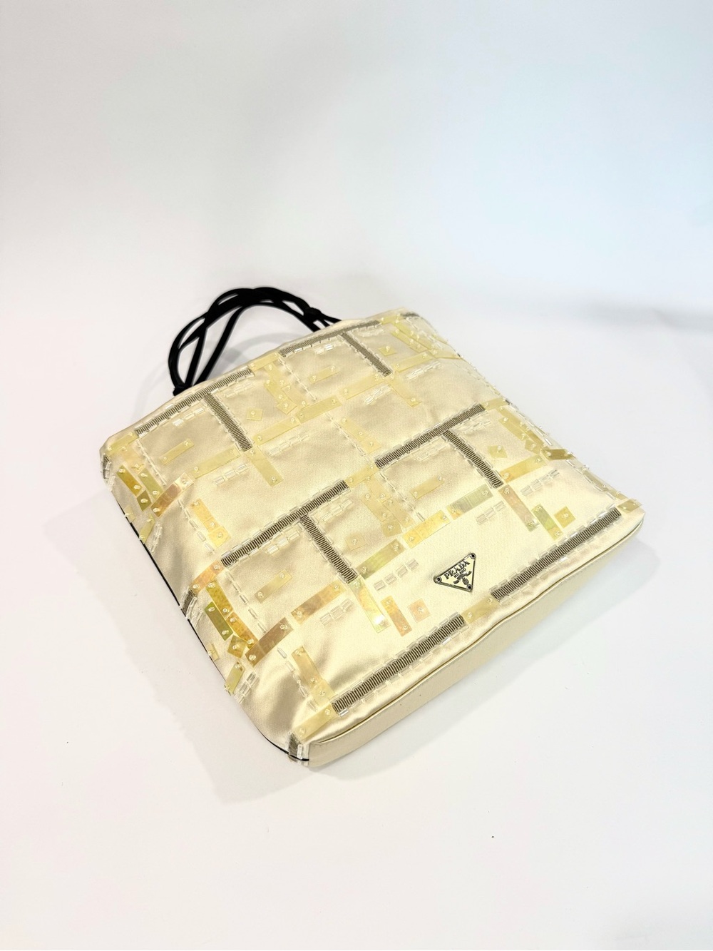 RARE Prada Sequin and Beaded Mini Satin Bag - Picture 6 of 10